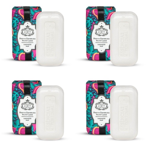 Essencias de Portugal Fig and Blackcurrant Soap 150g Pack of 4