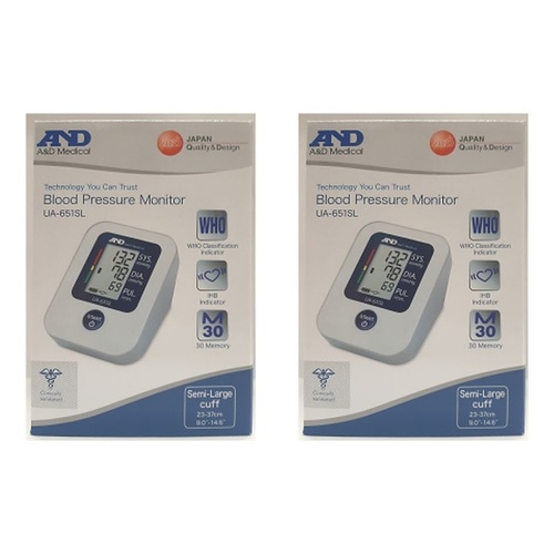 A&D Medical Blood Pressure Monitor Pack of 2