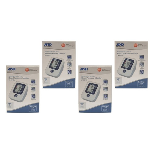 A&D Medical Blood Pressure Monitor Pack of 4