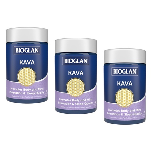 Bioglan Kava 40 Capsules Pack of 3