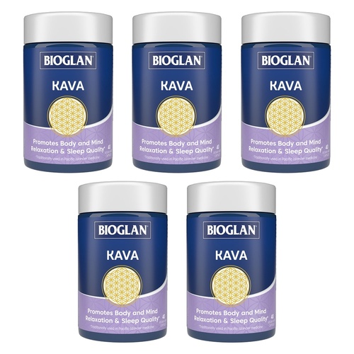 Bioglan Kava 40 Capsules Pack of 5