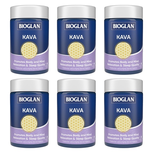 Bioglan Kava 40 Capsules Pack of 6