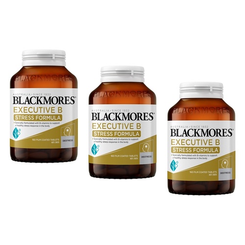 Blackmores Executive B Stress Formula 160 Tablets Pack of 3