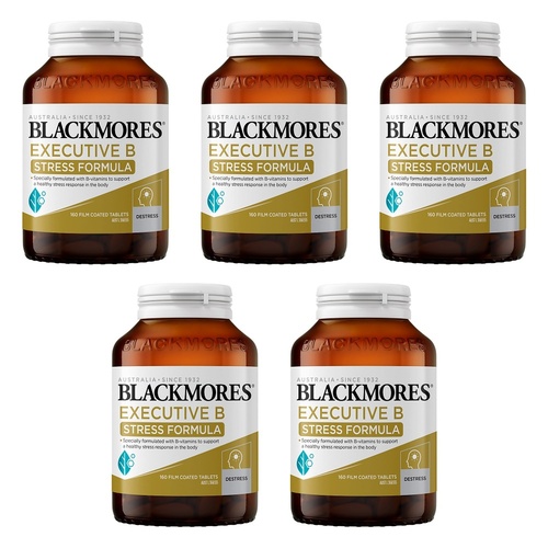Blackmores Executive B Stress Formula 160 Tablets Pack of 5