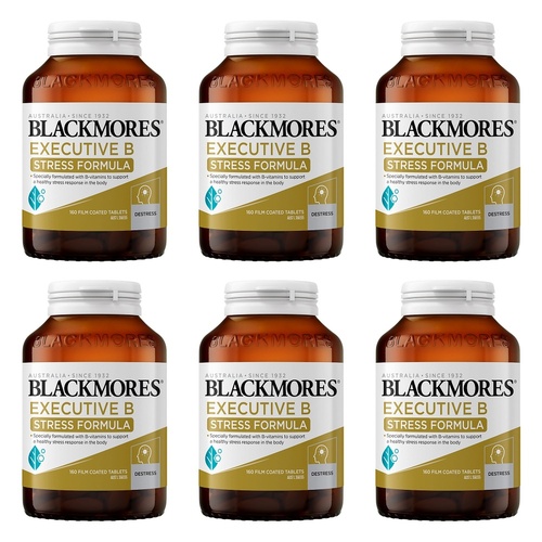 Blackmores Executive B Stress Formula 160 Tablets Pack of 6
