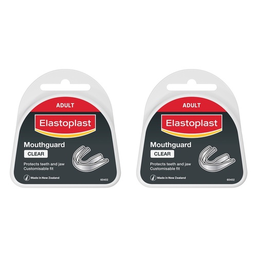 Elastoplast Mouthguard Adult Clear Pack of 2