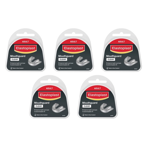 Elastoplast Mouthguard Adult Clear Pack of 5