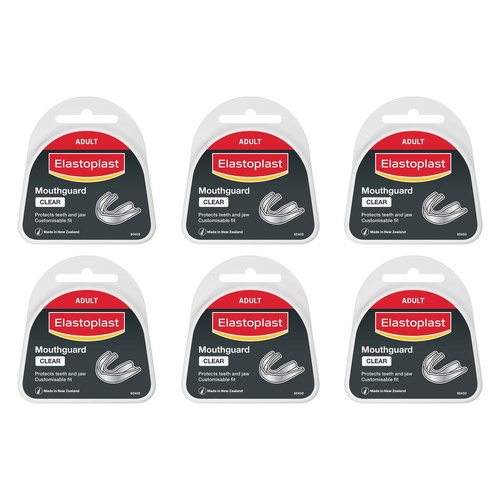 Elastoplast Mouthguard Adult Clear Pack of 6