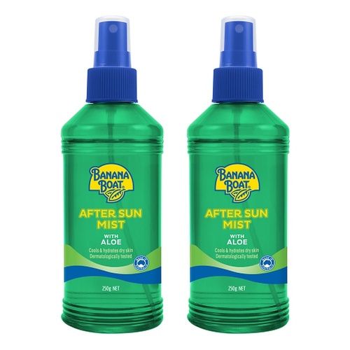 Banana Boat Aloe Aftersun Spray 250mL Pack of 2