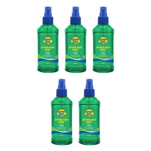 Banana Boat Aloe Aftersun Spray 250mL Pack of 5