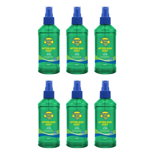 Banana Boat Aloe Aftersun Spray 250mL Pack of 6