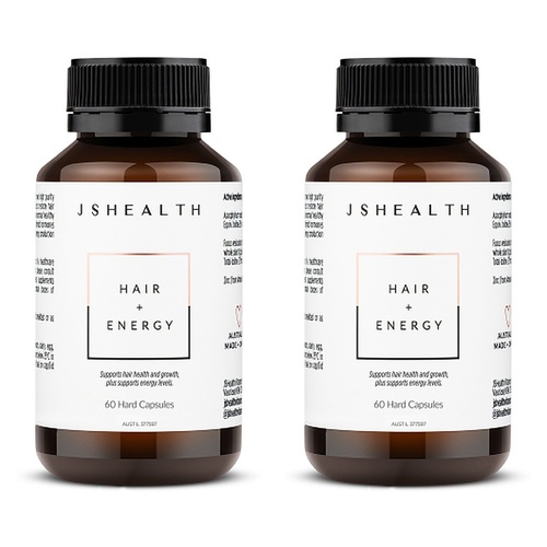 JSHealth Hair + Energy 60 Capsules Pack of 2