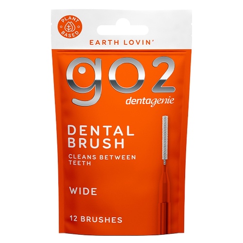 Dentagenie Interdental Brush Orange Wide 12 Pack