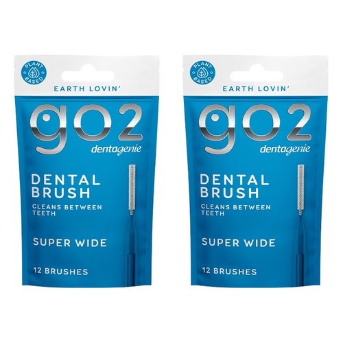 Dentagenie Interdental Brush Blue Size 5 12 Pack Bundle of 2