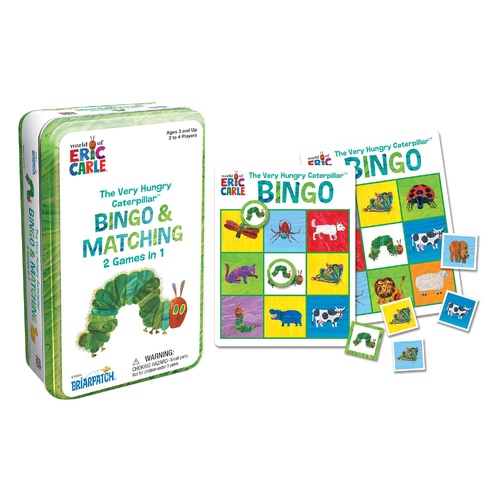 U Games Briarpatch Very Hungry Caterpillar Bingo and Matching Tin