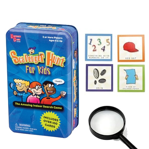 U Games Scavenger Hunt for Kids Tin Game