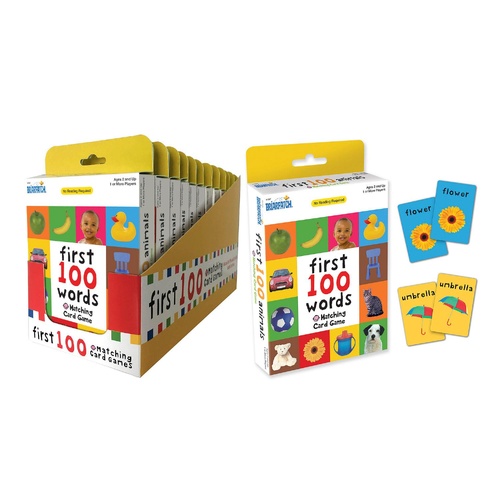 Briarpatch First 100 Words Matching Card Game Counter Display of 12