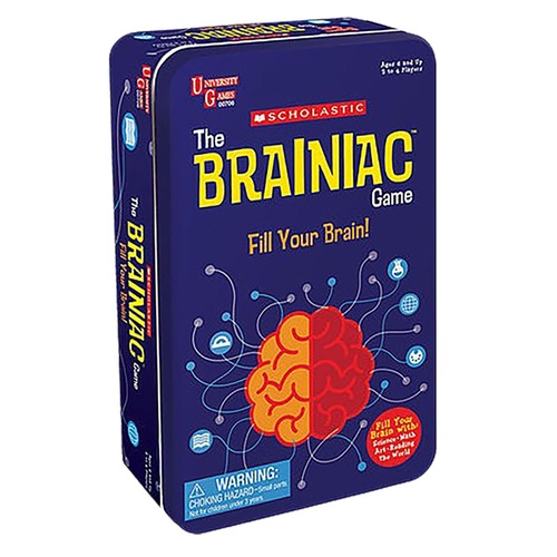 U Games Scholastic The Brainiac Game Tin