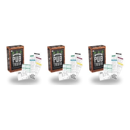 U Games Ultimate Pub Trivia Team Trivia Game Pack of 3