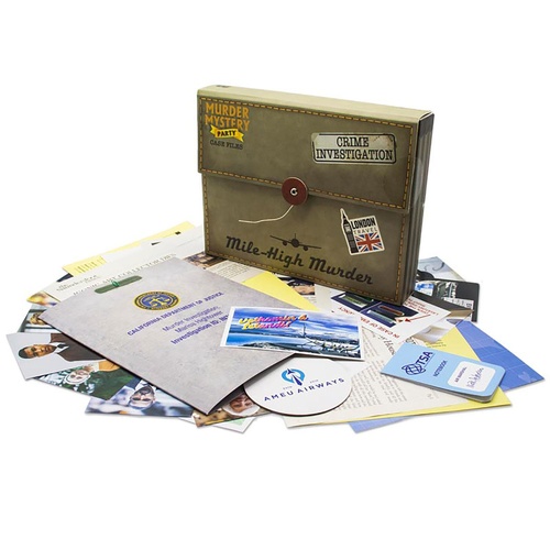 University Games Case Files Mile-High Murder Party Game