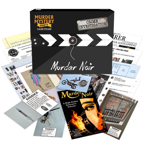 University Games Case Files Murder Noir Party Game