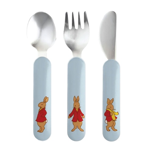Bunnykins 3 Piece Cutlery Set Blue