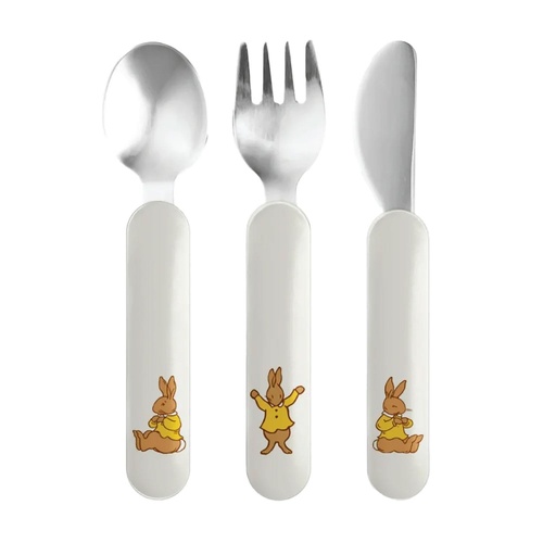 Bunnykins 3 Piece Cutlery Set Natural
