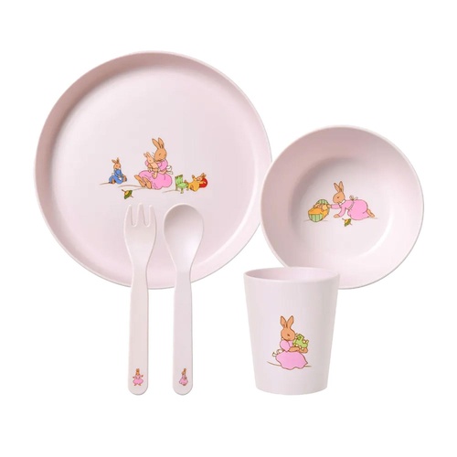 Bunnykins 5 Piece Set Pink