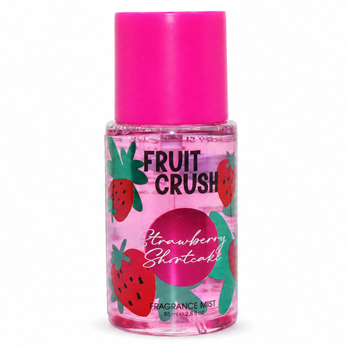 Fruit Crush Strawberry Shortcake Fragrance Mist 85ml Sweet Body Spray
