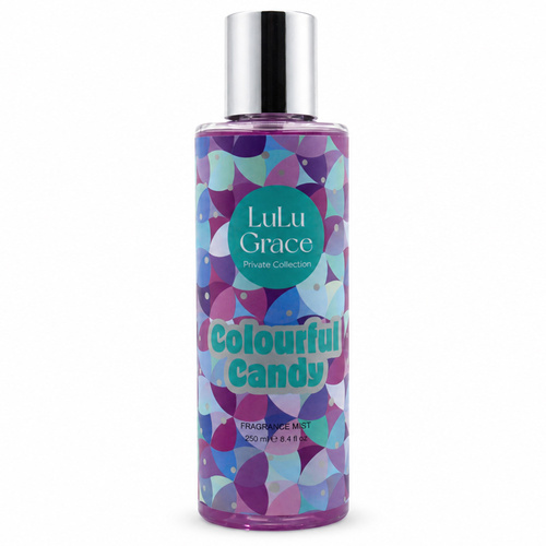 Lulu Grace Colourful Candy Fragrance Mist 250ml Sweet Body Spray