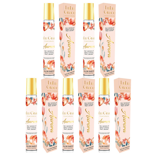 Lulu Grace Aurora EDP Rollerball 9ml Travel Perfume Inspired By Daisy Love x 5