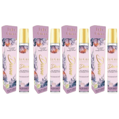 Lulu Grace Divine EDP Rollerball 9ml Womens Perfume Inspired By Si Armani x 4