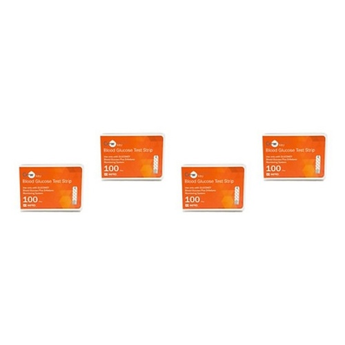 GLUCOKEY Blood Ketone Test Strip 10 Pack Bundle of 4