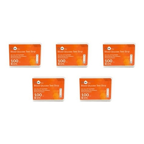 GLUCOKEY Blood Ketone Test Strip 10 Pack Bundle of 5