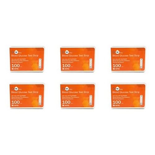 GLUCOKEY Blood Ketone Test Strip 10 Pack Bundle of 6