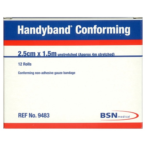 Handy Handyband Easifix K Conforming Retention Bandage 2.5cm x 1.5m