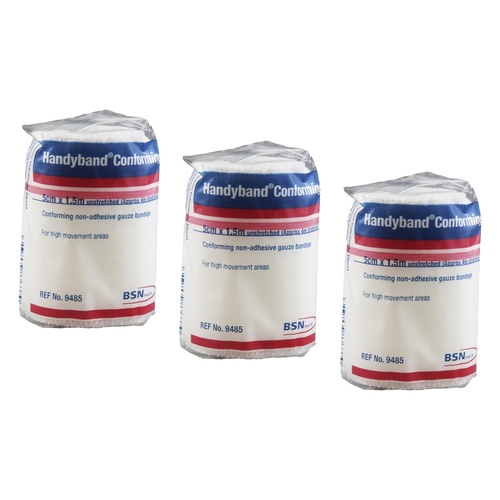 HANDY Handyband Easifix K Retention Bandages 5cm x 1.5m Pack of 3