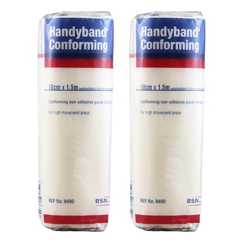 Handy Handyband Easifix K Conforming Retention Bandage 10cm x 1.5m Pack of 2