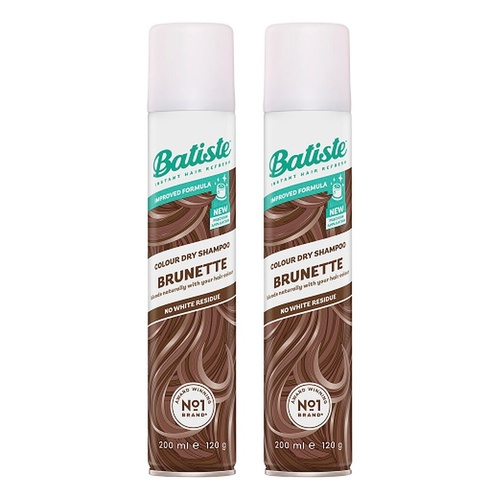 Batiste Beautiful Brunette Dry Shampoo 200mL Pack of 2