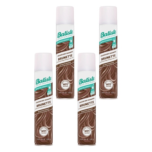 Batiste Beautiful Brunette Dry Shampoo 200mL Pack of 4