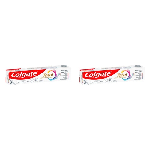 Colgate Total Active Prevention Original Toothpaste 40g Pack of 2