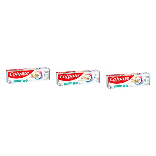 Colgate Total Active Prevention Mint Stripe Toothpaste 115g Pack of 3