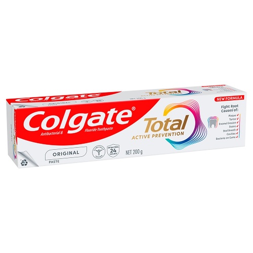 Colgate Total Active Prevention+ Original Toothpaste 200g