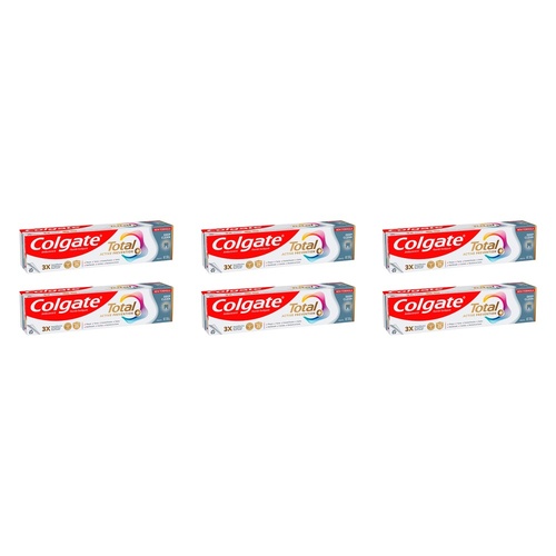 Colgate Total Active Prevention+ Deep Clean Toothpaste 200g Pack of 6