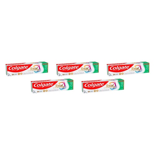 Colgate Total Active Prevention+ Active Fresh Toothpaste 200g Pack of 5