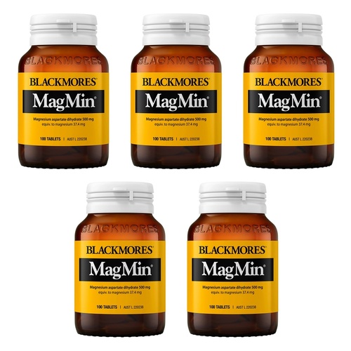 Blackmores MagMin 100 Tablets Pack of 5
