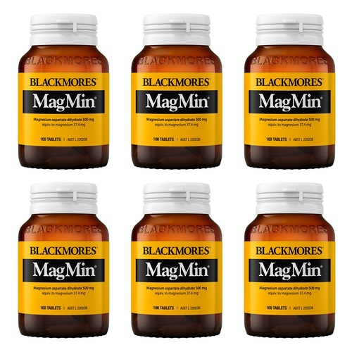 Blackmores MagMin 100 Tablets Pack of 6