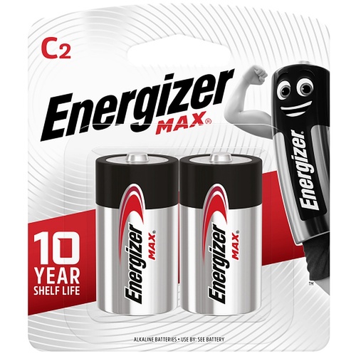 Energizer Max C Alkaline Batteries 2 Pack