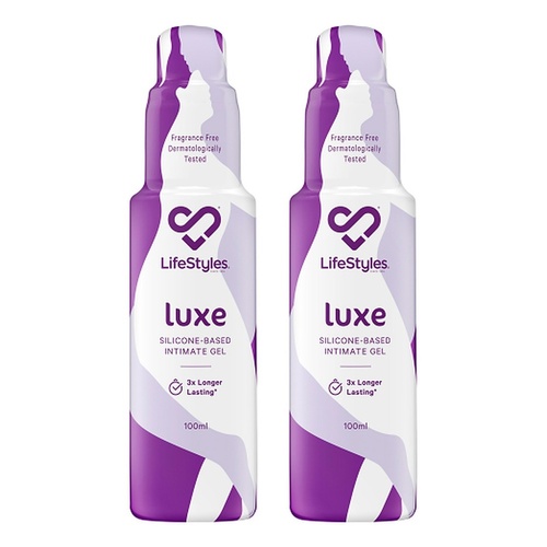 LifeStyles Luxe Silicone Lubricant 100mL Pack of 2