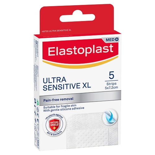 Elastoplast Ultra Sensitive XL Plasters 5 Pack